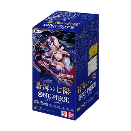 (Japanese) One Piece TCG: OP-14 “Seven Warlords of the Sea” Booster Box